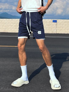 American Shorts Four Points NCAA Sports Summer Curry New Arrival Fake Two-Piece Basketball Quick-Drying Training Running Tight