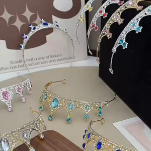 VitaStoree Mahkota Tiara Pengantin Blood Aksesoris Rambut Ratu