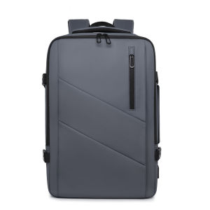 Mens Large Capacity Expandable Backpack for Business Travel Short Or Long Distance Street Style Cool Trendy Bag Casual Travel