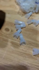 100 đầu cos nỗi dây điện màu trắng CE CE-3 / CE-4 / CE-5 ly  đầu cos nối nhanh dây điện chắc chắn sử dụng đầu cos nối dây điện trong sửa chữa máy móc không cần quấn băng keo điện có nhiều kích cỡ khác nhau - Cửa Hàng Nam