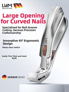 LHM | Wide Opening Flick Proof Nail Clipper