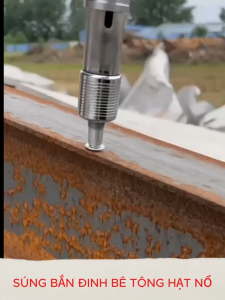 Máy Bắn Đinh Hạt Nổ Kpusi S4 Inox 304 tặng kèm 100 đinh