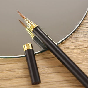 1PCS Metal Handle Nail Brush Mink Hair Manicure Brushes UV Gel Painting Drawing Nail Pens Salon Nail Tools