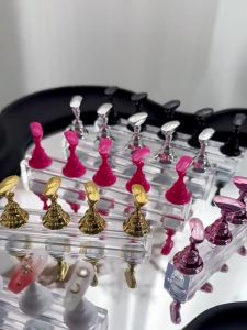 KIYOMI Magnetic Stand Nail Display Holder fake nails practice nail art Stand holder display YM011
