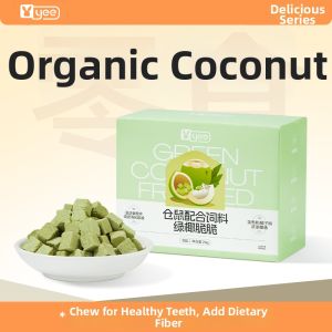 Yee | Hamster Snacks Coconut Freeze-Dried Dental Health High in Dietary Fiber and Protein