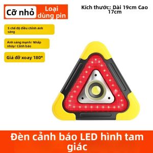 Biển Báo Cảnh Báo Tam Giác LED Năng Lượng Mặt Trời