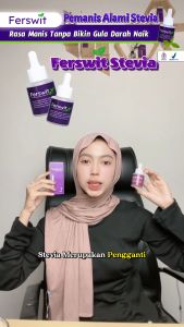 Ferswit Stevia Gula Alami 100% Original Dari Daun Stevia 300X Lebih Manis 15ml