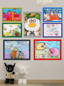 Magnetic Painting Mounting Table Painting Xiangkuang A5 Kids Art Wall Hanging Picture Frame A4 Paper Frame Mounting Work Display Wall A3