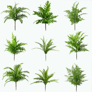 Artificial Green Plant Bundle Nordic INS Style Faux Grass Bouquet Fern Plants Home Decor Photography Props