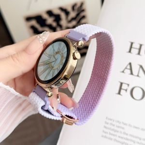 Suitable for Huawei GT5/4 Watch 41mm Nylon Woven Strap Watt4/3pro Smart New Gradient GT2/3pro Elegant 43 Magnetic Suction Womens GT Runner Quick Release Breathable Wrist Strap