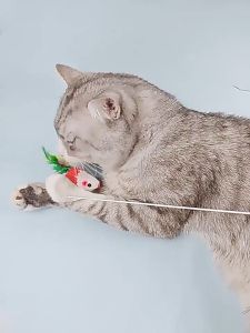 Mainan Tongkat Tikus Lonceng Kucing Anjing Pet Toys