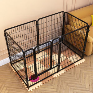 🎪กรงหมาพับได้ กรงสุนัข กรงหมา กรงสัตว์เลี้ยง กรงแมว ติดตั้งง่าย แข็งแรง ทนทาน  ท่อเหล็กเสริม 6 ซม ทนต่อการกัด  นอนสบาย คอกหมา
