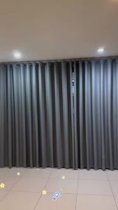 Misa ผ้าม่านประตู ผ้าม่านกั้นห้อง ผ้าม่านกั้นแอร์ ผ้าม่านกันแสง  ผ้าม่านหน้าต่าง  หน้า-หลังสีเดียวกัน ผ้าม่านตาไก่ ผ้าม่านทึบแสง