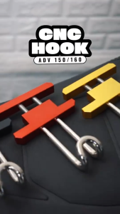 Original CNC Hook Hanger for Honda ADV 150 / ADV 160 Stainless Aluminum Alloy Utility Hook Support Up to 5 kg