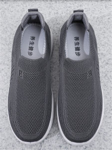 Giày Vải Bắc Kinh Mới Mùa Xuân 2023 Giày Thể Thao Chạy Bộ Thường Ngày Cho Bố Một Bước Giày Đơn Chống Mài Mòn Mũi Tròn