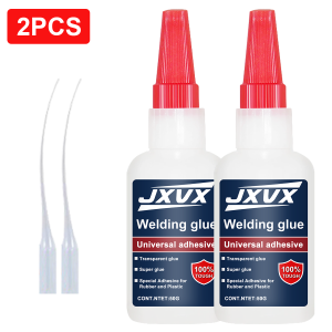 JXVX 0.7oz Strong Oily Glue All-purpose Glue - Universal Super glue 100% Original AdhesiveMighty Instant Glue for Resin Ceramic Metal Glass Strong Bond Liquid Glue Tool.