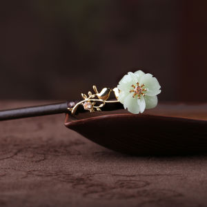 Modern Simple Womens Ancient Chinese Style Hairpin for Daily Use Hanfu Hair Accessories Matched with Cheongsam Hairpin