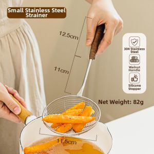 SHUEHO | Walnut Wood Stainless Steel Strainer