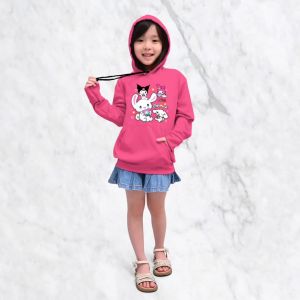 Atasan Baju Jaket Sweater Hoodie Terlaris Untuk Anak Perempuan Motif Cinnamoroll Viral 4-12 Tahun