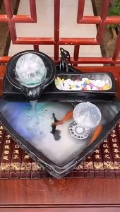 Alat Pembuat Kabut Embun Mist Spray Fog Maker 12 LED 24V - WT01 Hitam Aquarium/Kolam