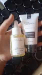 Penghilang Bekas Luka | Dsavior Body Oil 30ml + DSavior Body Serum 50 ml Melembabkan dan Mencerahkan Dapat Menghilangkan Bekas Luka