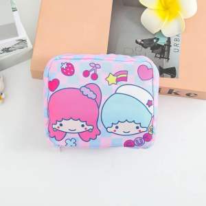 พร้อมส่ง กระเป๋าใส่เครื่องสำอางค์ กระเป๋าใส่ผ้าอนามัย กระเป๋าใส่ของลายน่ารัก Kiity Melody กระเป๋าแบบพกพา กระเป๋าอเนกประสงค์