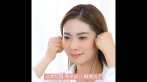 LEC28✅ Double Microphone Surround Earpiece 7.1 HIFI Gaming Earbud HIFI Superior Sound Quality 3.5MM Live Broadcast Karaoke Earphone / Double Mic Wired Strong Bass Stereo Earphone HD Music Heavy Bass Deep Bass Curve Earfon Handsfree Headset Headphone