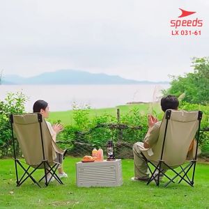 SPEEDS Kursi Lipat Portable Camping Hiking Outdoor Foldable Chair Bahan Kain Oxford 031-61