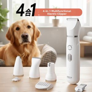 L&W Bros | 4-in-1 Rechargeable Dog Grooming Trimmer