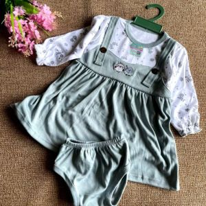 Dres anak bayi prempuan lengan panjang 2-12 bulan ( motif bunga)