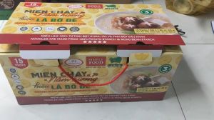 Thùng 15 gói miến chay nấm hương - lá bồ đê