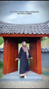 Abaya Syari Plus Pashmina Remaja Model Baru 2025 Gamis Anak Perempuan Remaja Tanggung 12-17 Tahun Baju Lebaran Anak Perempuan Gamis Remaja Modis Kekinian Gamis Simpel dan Trendi