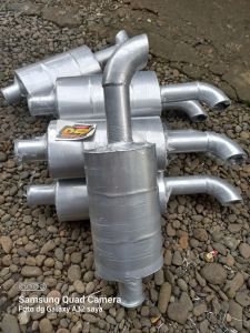 KNALPOT CUNG TIGA SUARA PEMAKAIAN UNTUK TRUCK CANTER TURBO