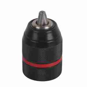 13mm Metal Drill Chuck 1/2 Mount Self Locking Keyless Drill Chuck 3/8" Thread Drill Chuck Speed Steel Electric Drills Chuck
