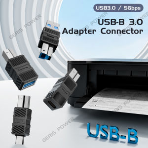 U​SB3.0 B Printer Adapter Connector Type C to USB3.0 Extension Charger Converter for Printer Scanner External Hard Drivers PC