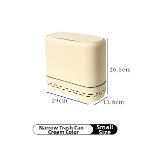 YSINGHOME | Automatic Pressure Adsorption Pedal Bin Press Cover