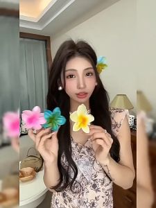 Kẹp Tóc Hoa Sứ Nhiều Màu Sắc Thời Trang Đi Biển Phong Cách Hàn Quốc- Phụ kiện RYRY