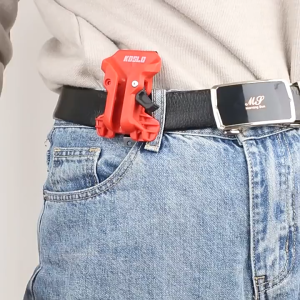 Quick Release Drill Holder Belt Clip High-hardness Self-locking Tool Waist Hanger Multipurpose Anti Slip Drill Belt Clamp Tool Organizer