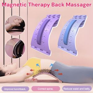 Magnetic Therapy Back Massager Lumbar Support Spine Corrector Waist Relief Device Yoga Fitness Stretcher 磁疗背部按摩器