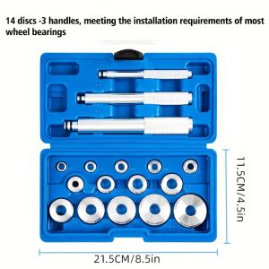 17Pcs Bearing Race Seal Driver Remover Tool with Seal Driver Seal Driver Set Bearing outer ring race ring oil seal ring