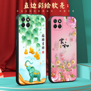 Vỏ Bảo Vệ Điện Thoại Honor Play 20 Phong Cách Sang Trọng Nhẹ Toàn Diện Cạnh Thẳng Chống Rơi Vỏ Điện Thoại Di Động Thời Trang