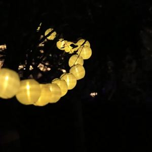 Outdoor LED Solar Lantern String Lights Garden Garland Fairy Lights Solar Powered Decorative Light for Christmas Wedding Party