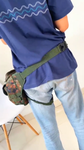 Tas Selempang Pria Multifungsi Waistbag Slingbag Pinggang Tactical motif Army Loreng Tentara 520