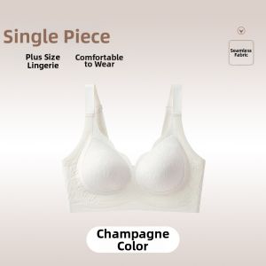 Summer Lightweight Big-Breast Slimming Underwear Gather And Support Seamless Bra