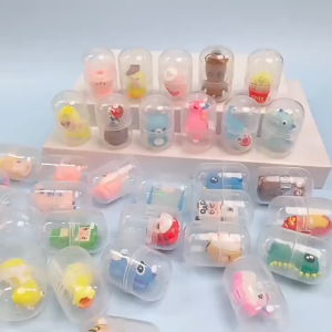 10Pcs Cartoon Capsule Twist Egg Random 32mm Doll Toy Childrens Day Birthday Party Gift