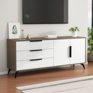 TV Cabinet Minimalist Modern High Small Apartment Locker Solid Wood Living Room Home Simple Floor Cabinet TV Stand