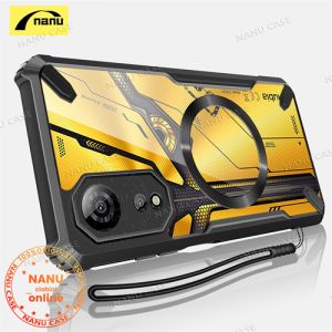 Nanu [Bull] cho ZTE Nubia Neo 3 GT 5g vỏ điện thoại tương thích với vỏ MagSafe vỏ mềm TPU chống sốc + trong suốt Acrylic Ốp Silicone có dây đeo vỏ cứng phía sau vỏ bảo vệ máy ảnh