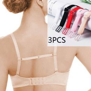 สายรัดไหล่สองข้างกันลื่นสายคล้องไหล่ห่วงเข็มขัดบราสายนาฬิกาปรับได้ยึดสายรัดบราด้านหลังกันลื่น