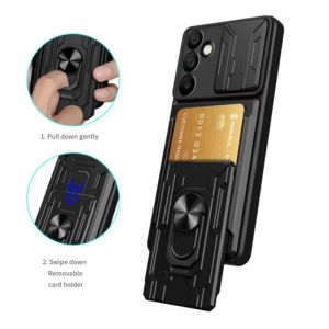 Shockproof Armor Funda For Samsung A57 5G A37 A07 Magnetic Holder Ring Case For Galaxy A 57 37 Card Slot Stand Holder Back Cover