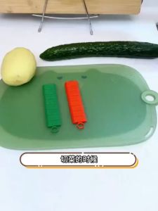 1set/2pcs Potato Cutting Non Stick Knife Artifact For Home Kitchen Multifungsi Ultra-Thin Stainless Steel